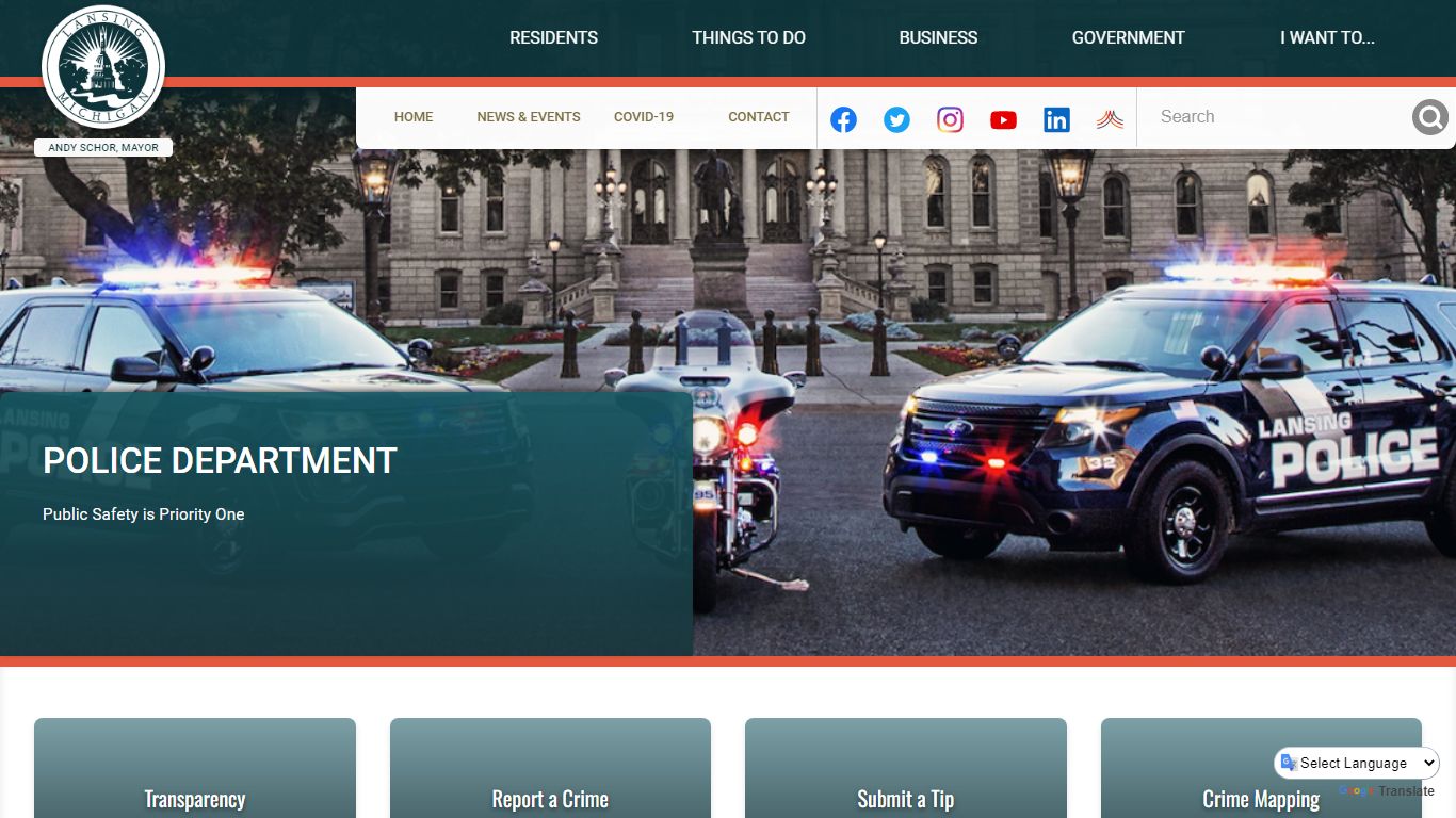 Police Department | Lansing, MI - Official Website